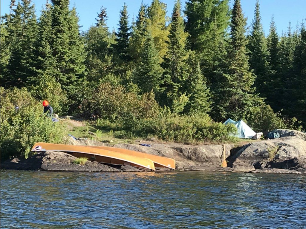 Canoes Lakeside in Minnesota
