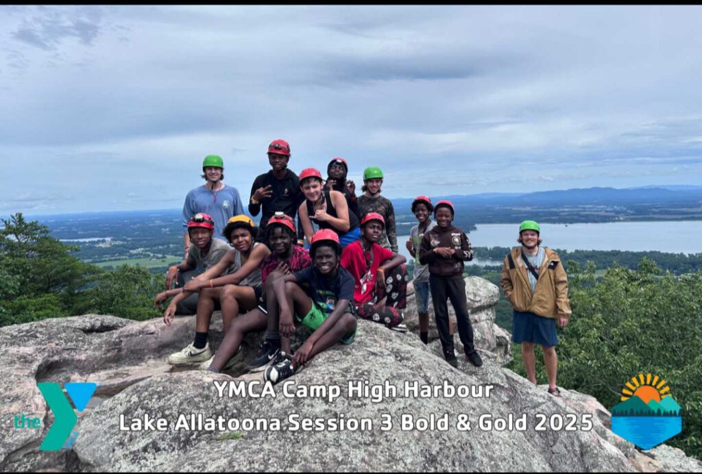 YMCA Camp High Harbour Wilderness Works campers